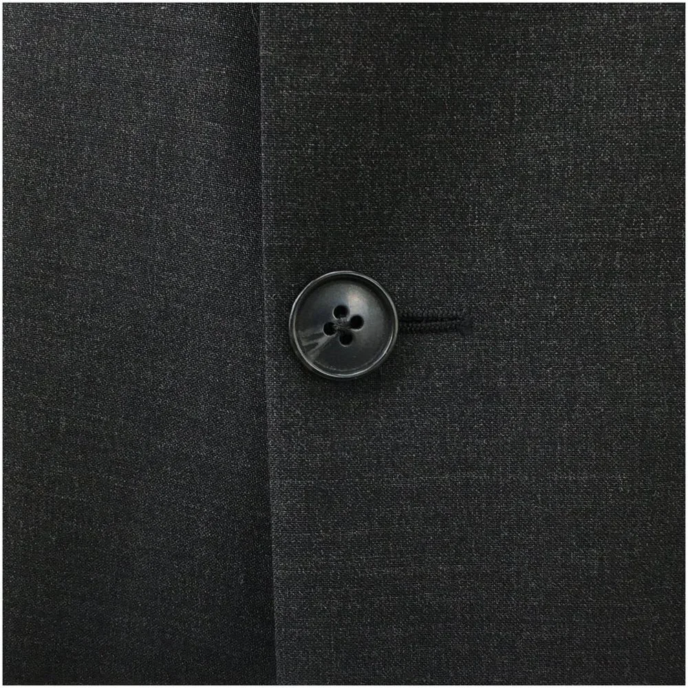 Vintage J Crew Mens Blazer Sport Coat Three Button Casual Jacket 46R‎ Wool Suits